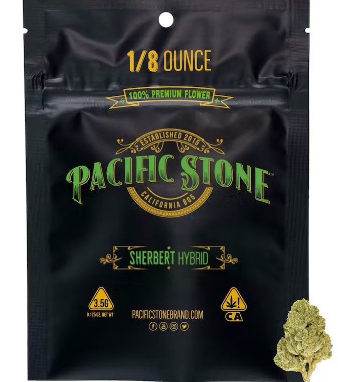 Pacific Stone Flower 3.5G Pouch Hybrid Sherbert