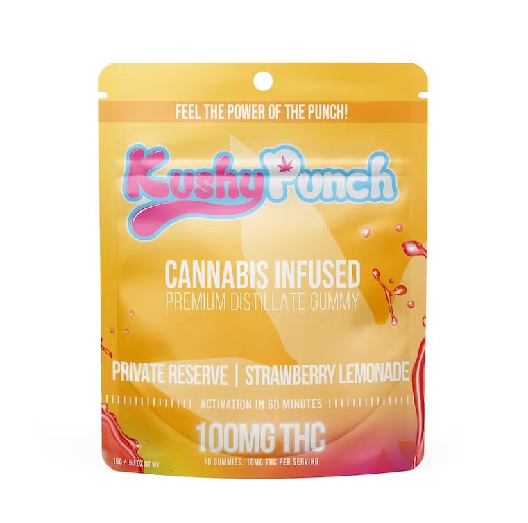 KP | PRIVATE RESERVE STRAWBERRY LEMONADE (H) | 100MG GUMMIES