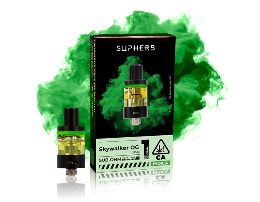SUPHERB | SKYWALKER OG (I) | 1G  MELTED DIAMOND VAPE TANK