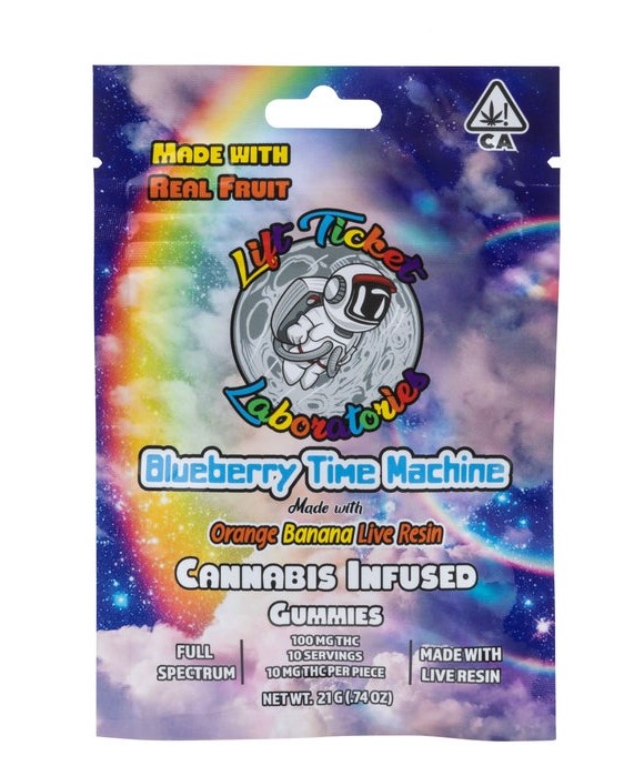 LIFT TICKETS | BLUEBERRY TIME MACHINE (I) | 100MG TERP CUBES