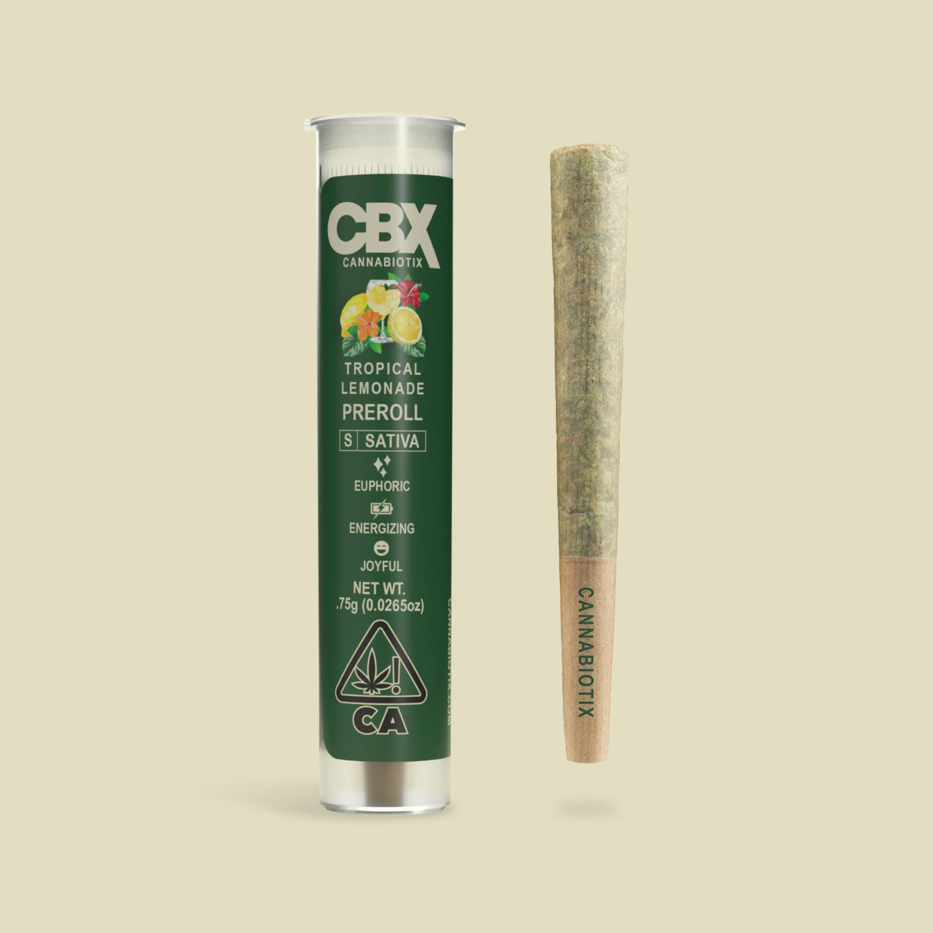 CBX | TROPICAL LEMONADE (S) | .75G PRE ROLL
