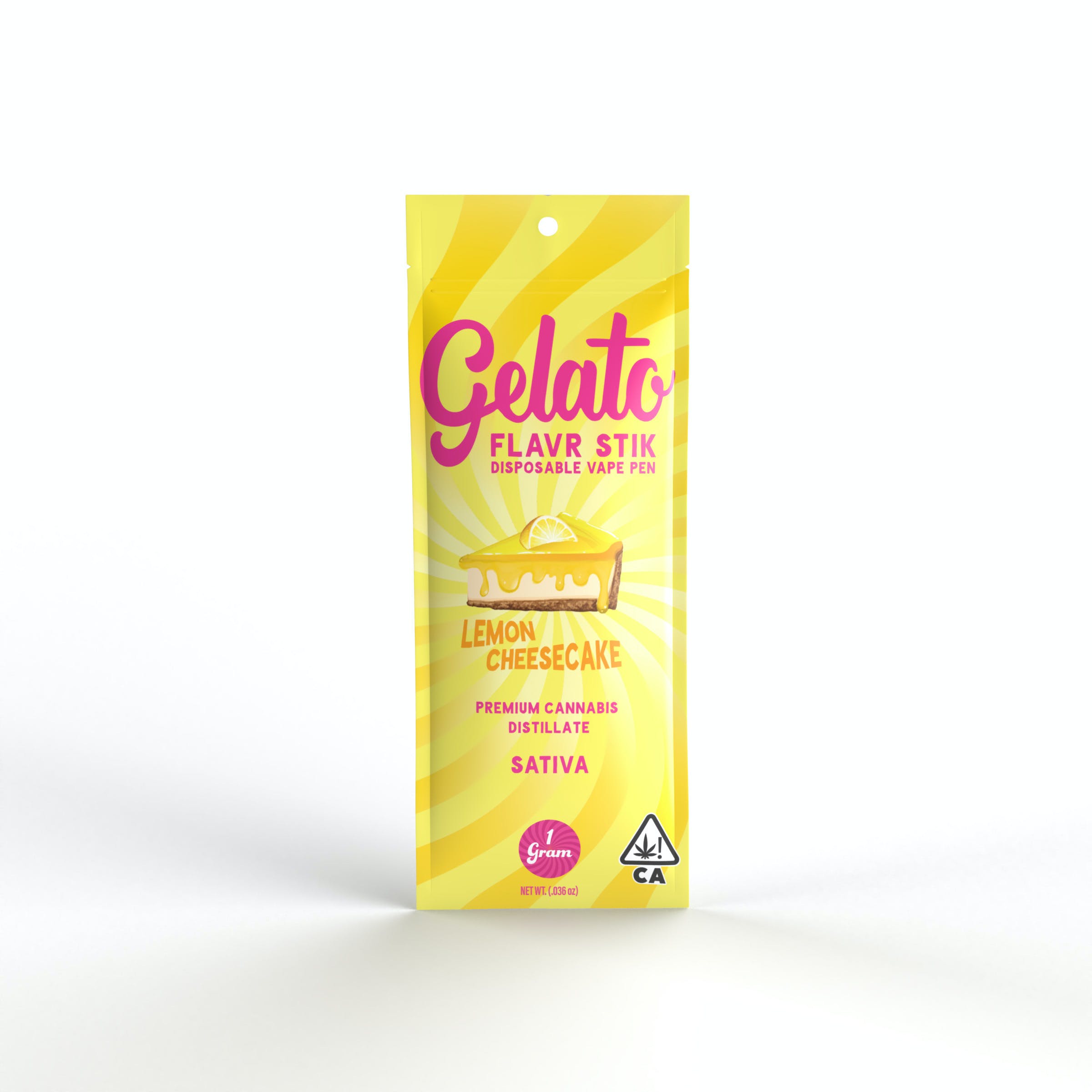 GELATO | LEMON CHEESECAKE (S) | 1G DISPOSABLE