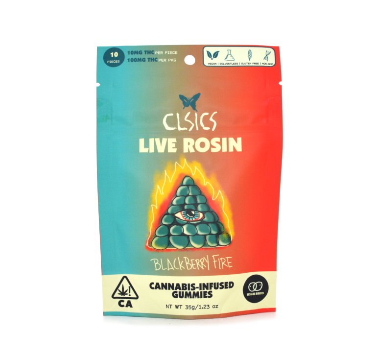 CLSICS | BLACKBERRY FIRE (H) | 100MG ROSIN GUMMIES